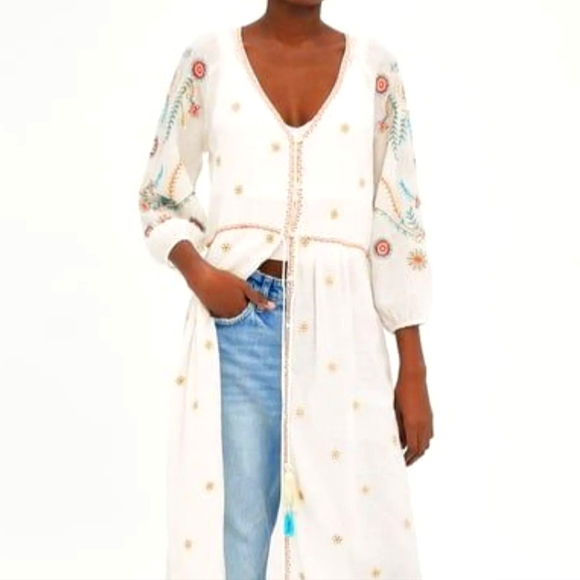 Zara TRF collection button down - Picture 2 of 10